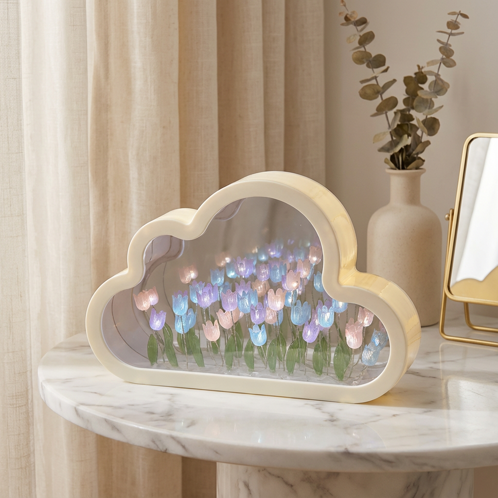 ForeverFlower Cloud Mirror