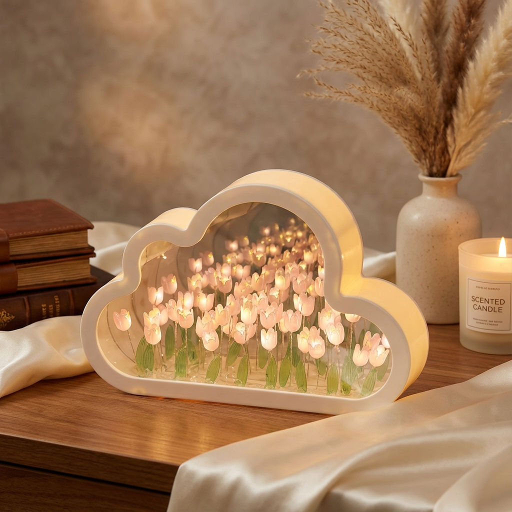 ForeverFlower Cloud Mirror
